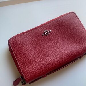 Coach Small Red Wristlet